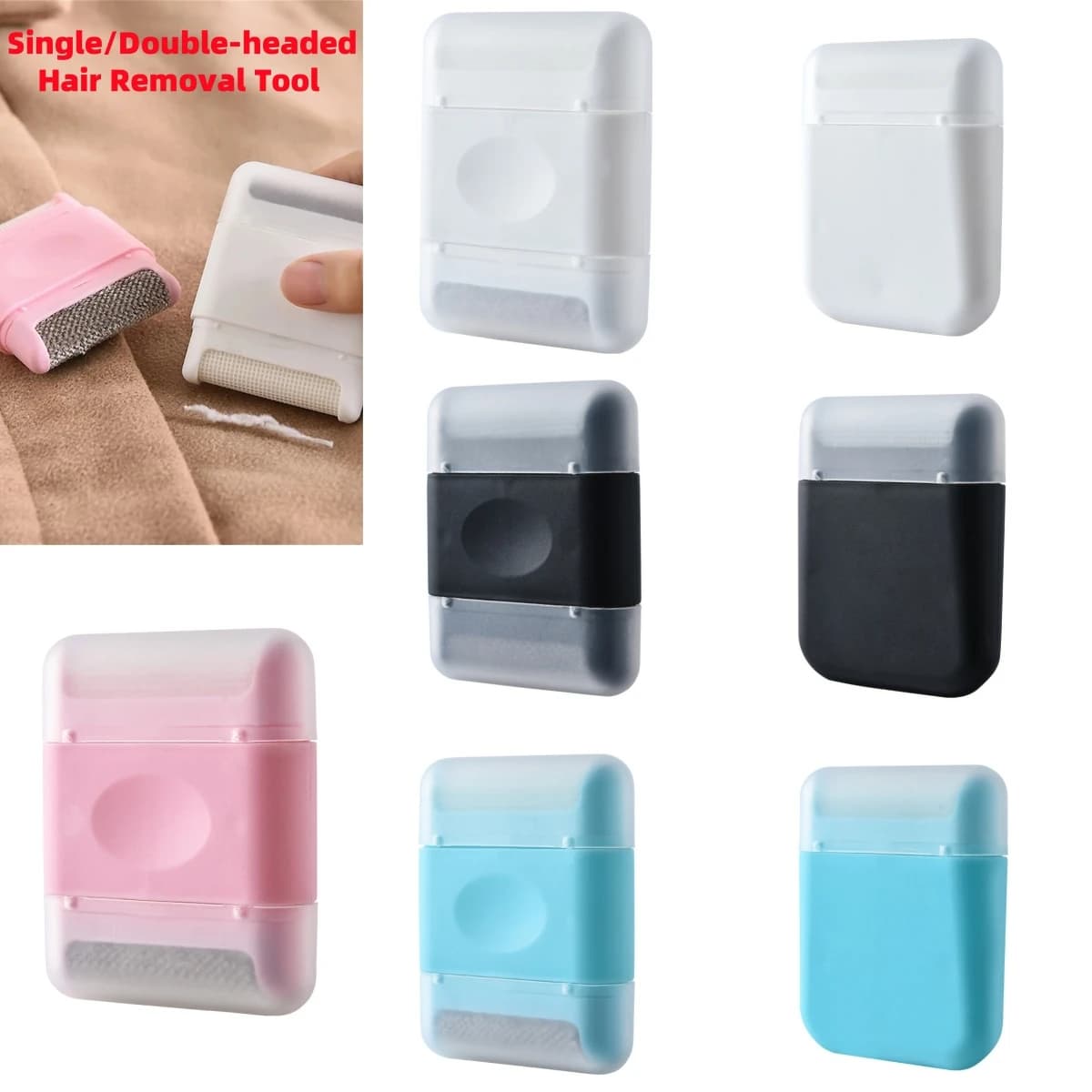 1Pc Mini Strumento di Depilazione Multifunzionale Singola/Doppia Testa Manuale Palla di Pelo Trimmer Cappotto Guanti Divano Cuscino Strumento di Pulizia
