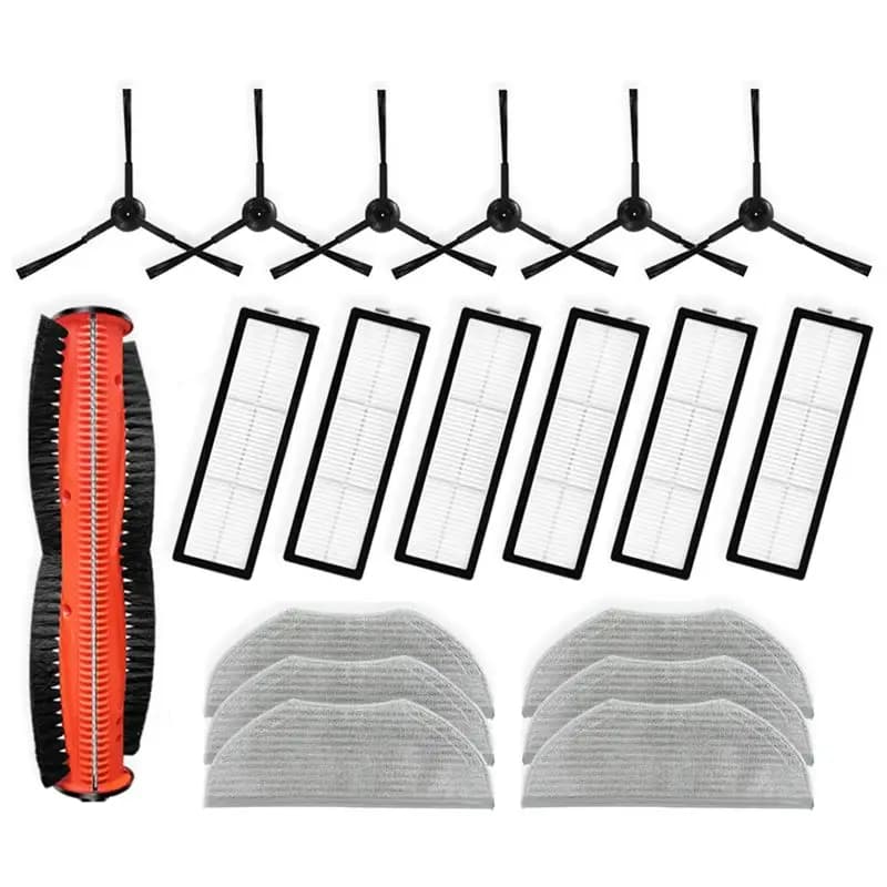 TFORU - Ricambi e Accessori per Robot Aspirapolvere Xiaomi S10T STFCR01SZ: Spazzola a Rullo, Spazzola Laterale, Filtro HEPA, Panno per la Pulizia