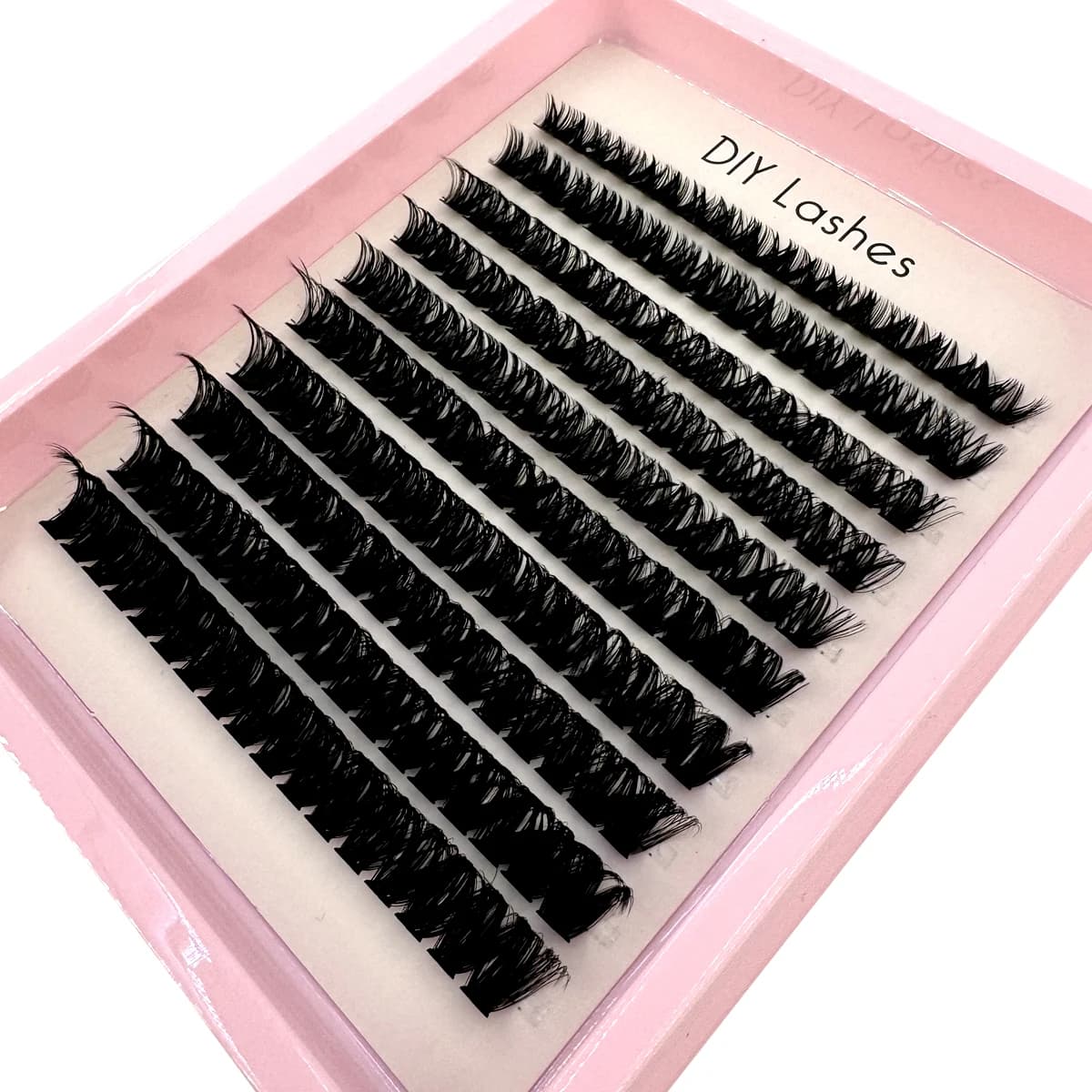 40D-100D Ciglia finte 200 Bundle Trucco a grappolo di ciglia arricciate russe 3D estese naturali