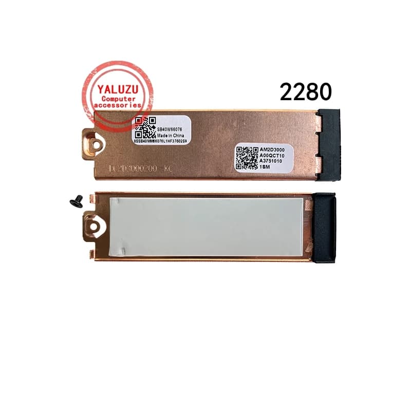 M.2 SSD Disco a stato solido Dissipatore di calore del computer portatile per Lenovo T14 T14S T15P P14S P15V Gen 3/Gen 4 T16 P16S Gen 1/Gen 2 X13 YOGA Gen 4