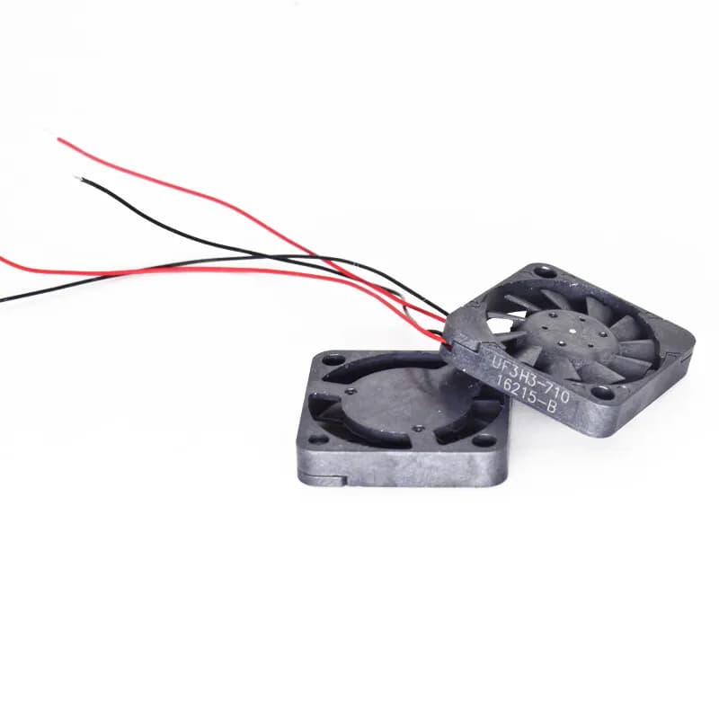 Confezione da 5 per SUNON UF3H3-710 3V 0.037A 1703 Mini ventola di raffreddamento CC senza spazzole da 1,7 cm Nero - Commercio all'ingrosso