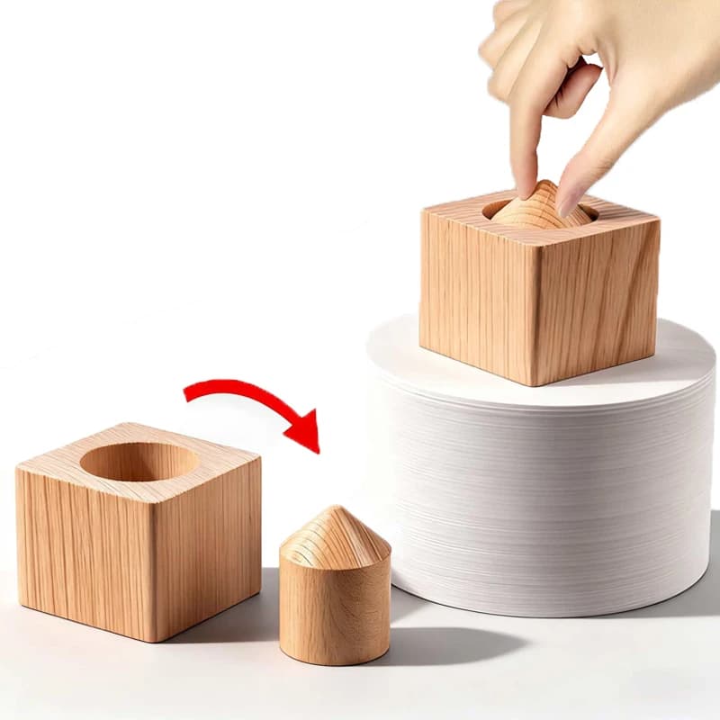 Impossibili blocchi di legno Prendi il cilindro Primo piano Trucchi magici per bambini Adulti Adolescenti Rompicapo Giochi di impigliamento