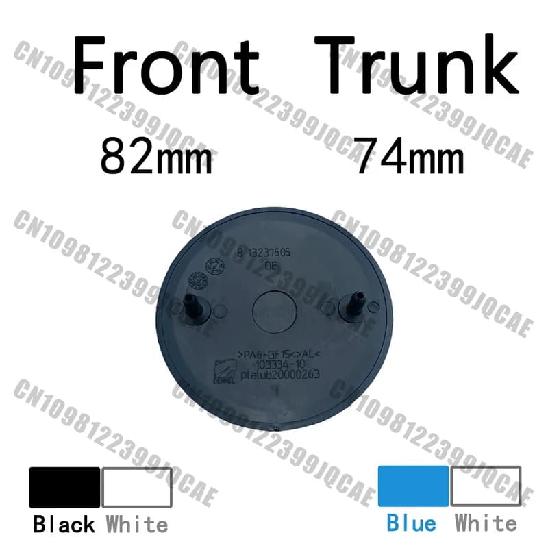 1Pcs 74mm 82mm Car Front Hood Emblem Rear Boot Trunk Logo For E36 F20 E46 E39 E38 E90 E60 E87 E34 E53 X3 X5 X6 M Accessories