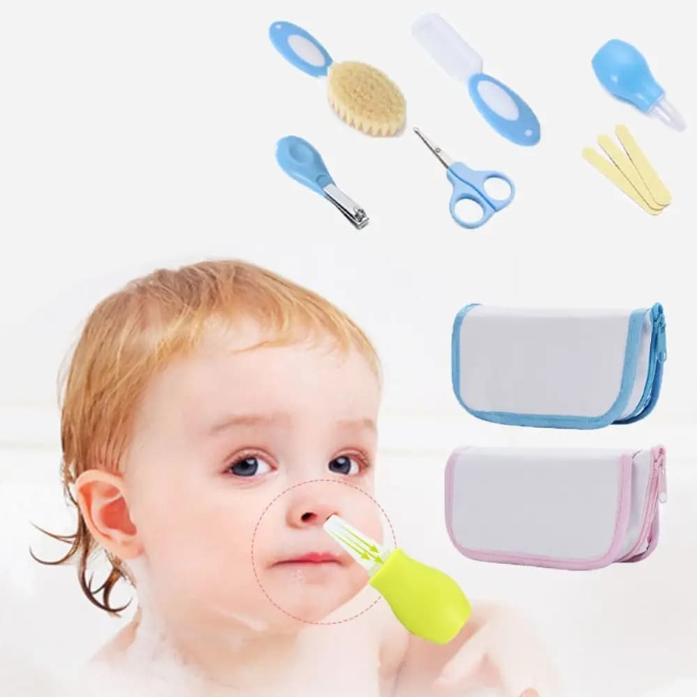 Portable Head Combs Baby Care Kit Temperamatite Nail Cutters Set for Nursing Maternal School Tool Pack for Brushes Newborn Baby Cleaning Products