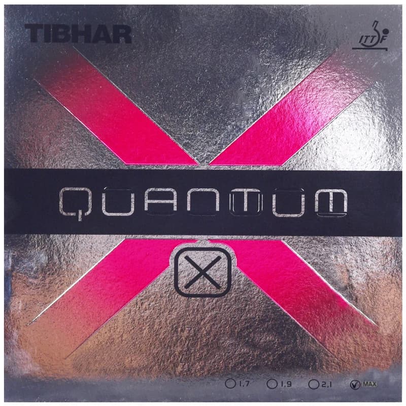 Gomma per racchette da ping pong Tibhar Quantum X con spugna per racchette da tennis tavolo Quantum X