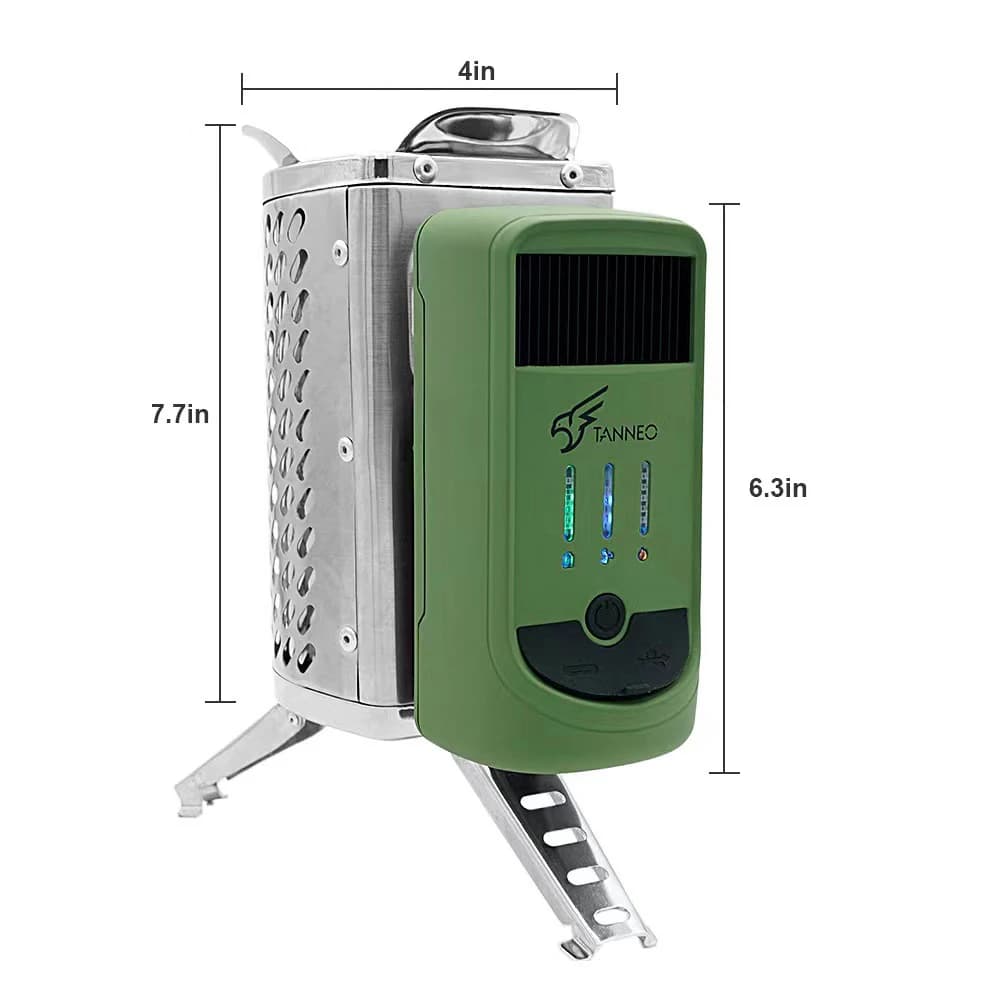 Outdoor Camping Free Portable Energy Generation Oven Hiking Picnic burners Machine Wood stove rechargeable via USB