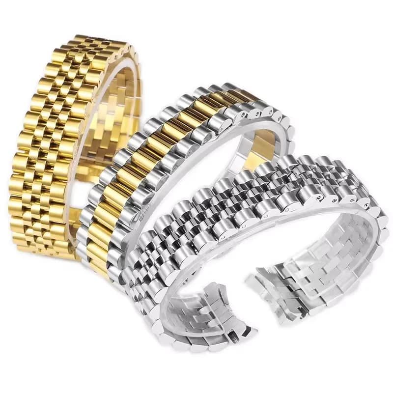 20mm 21mm Watch Band For Rolex DATEJUST DAY-DATE OYSTERPERTUAL DATE 904 Stainless Steel Watch Accessories Strap Watch Bracelet