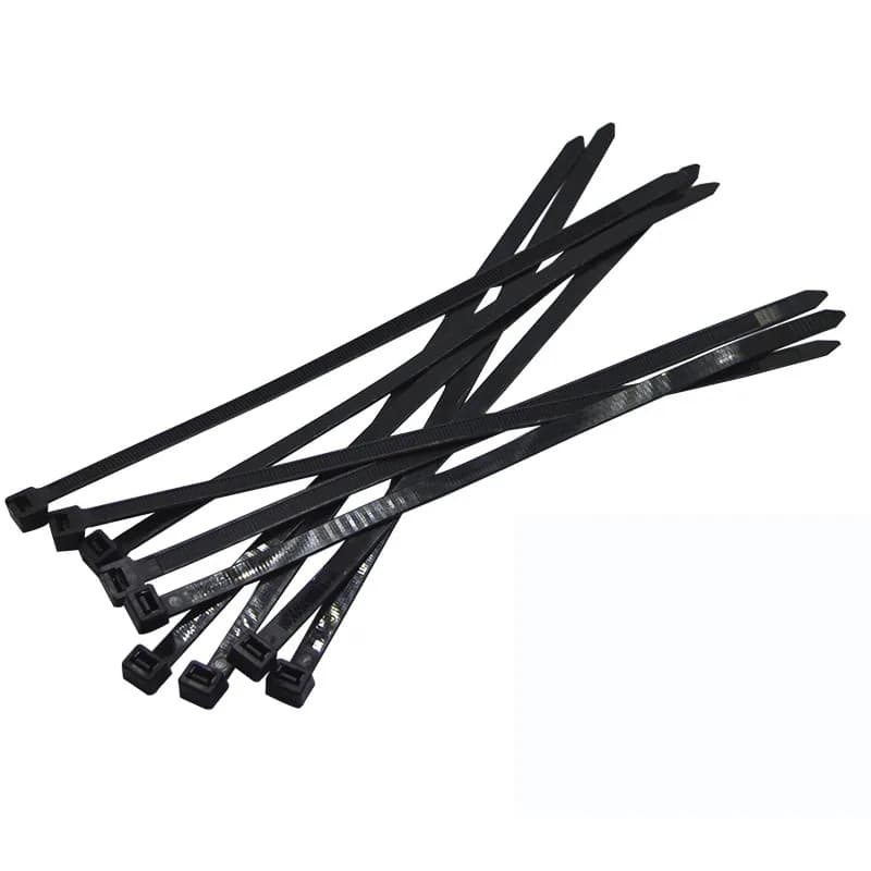 Wide Bold Black Self Locking Nylon Cable Ties Heavy Duty Plastic Zip Straps Industrial Household Wire Fix Organizer 200-1000Pcs