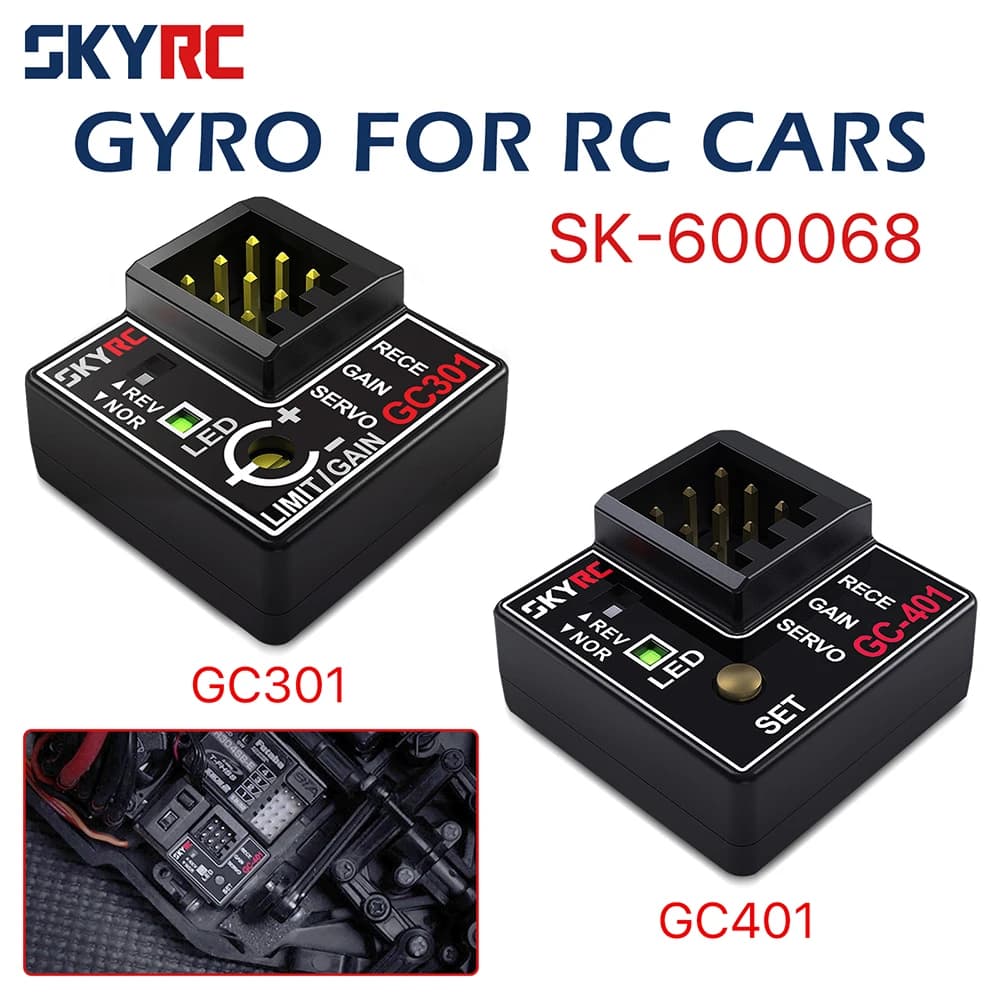 SKYRC 4 4-8.4V Mini giroscopio sensore giroscopio per RC Car Racing Car uscita sterzo correttiva integrata per WLtoys