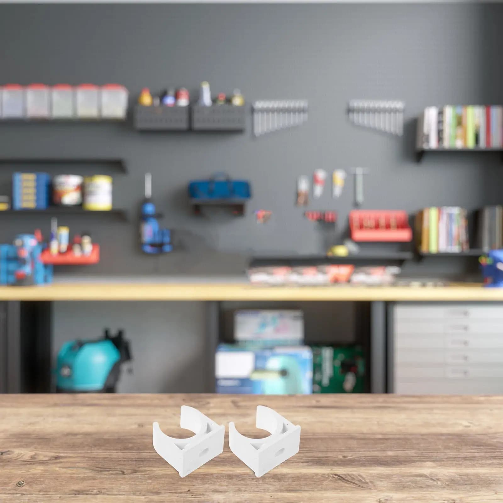 Morsetto per tubo a forma di U da 50 pezzi, fascia resistente in PVC da 20 mm, morsetto di supporto per tubo facile da usare per tubi in silicone di piccole dimensioni