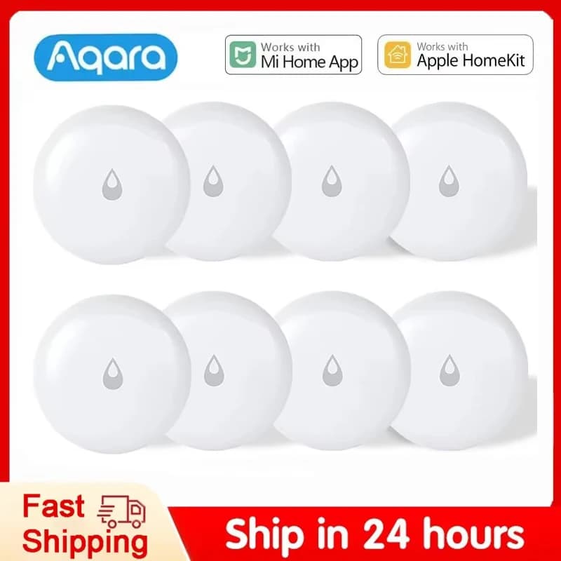 Aqara Sensore di Perdite D'acqua ZigBee Rilevatore di Immersione D'acqua Allarme di Sicurezza Sensore di Soaking Casa Intelligente Per Xiaomi Mi Casa Homekit APP