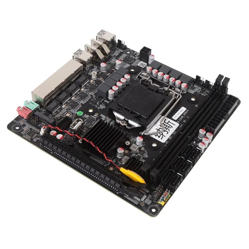 C246 Black Synology Feiniu Low Power Consumption Soft Router Nas Storage Server Itx Motherboard Supports Pure Ecc