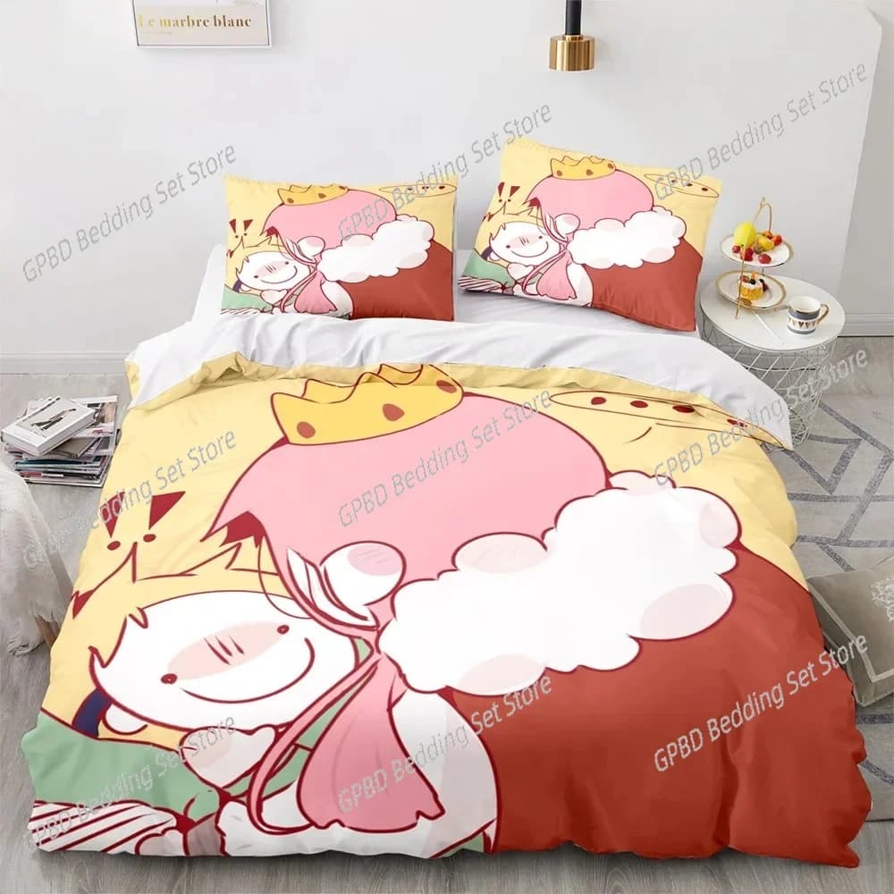 Set biancheria da letto GeorgeNotFound stampato in 3D Dream Merch Ranboo Copripiumino Doppio Twin Completo Queen King Copripiumino per bambini adulti
