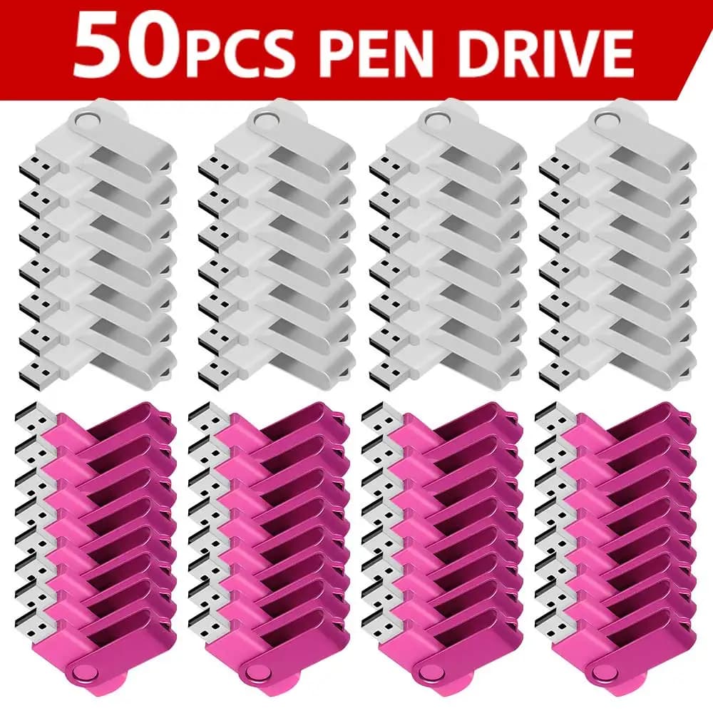 Chiavetta USB a colori da 50 pezzi/lotto con logo laser gratuito 2.0 4GB 8GB 16GB 32GB 64GB 128GB