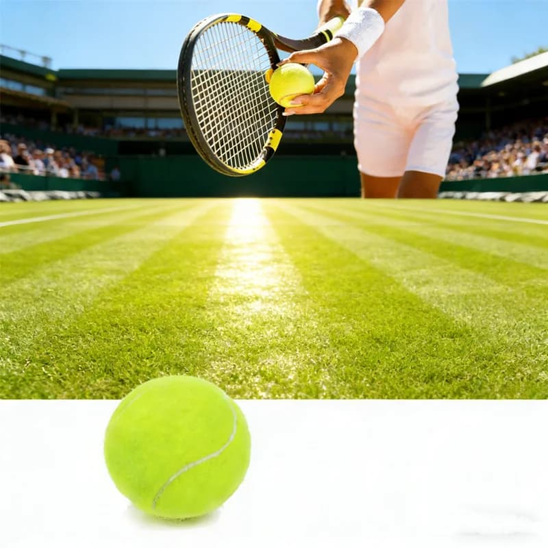 Set di 3 Palline da Tennis a Bassa Pressione da 65mm, in Fibra e Gomma, per Allenamento Principianti, Resistenti all'Usura per Pratica Prolungata
