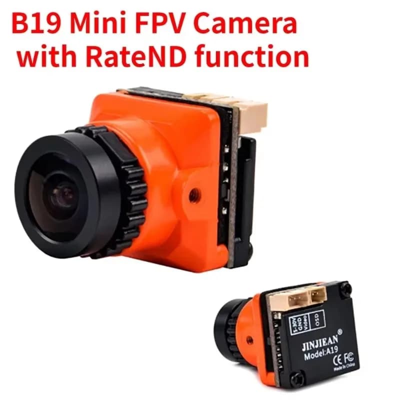Mini telecamera FPV 1800TVL 5MP 2.1mm 1/1.8 "pollici HDR sensore 19*19MM NTSC e PAL commutabile per FPV Drone parti fai da te