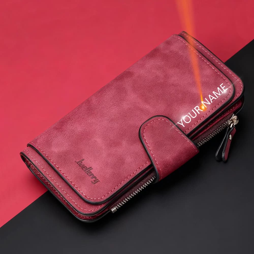 Baellerry High Quality Women's Wallet Clips for Cards Zippered Women's Long Style Wallet for Girls