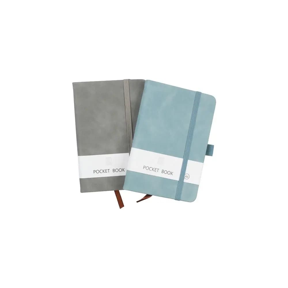 Agenda Planner A6/A7, Blocco Note Tascabile con Elastico, 100 Fogli, Mini Quaderno Portatile, Spesso e Resistente, per Studenti