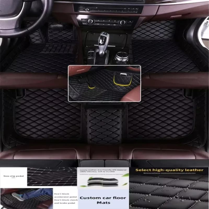 3D PU-leather Waterproof Custom Car Floor Mats For Chevrolet Camaro Tracker Auto Foot Coche Accessorie Liners