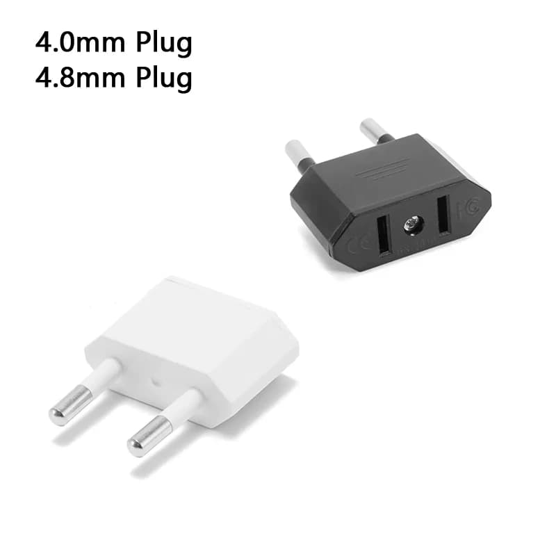 Adattatore UE Adattatore convertitore da viaggio Americano Cina Spina USA a UE Spina Euro 2 pin Adattatore elettrico Presa elettrica CA