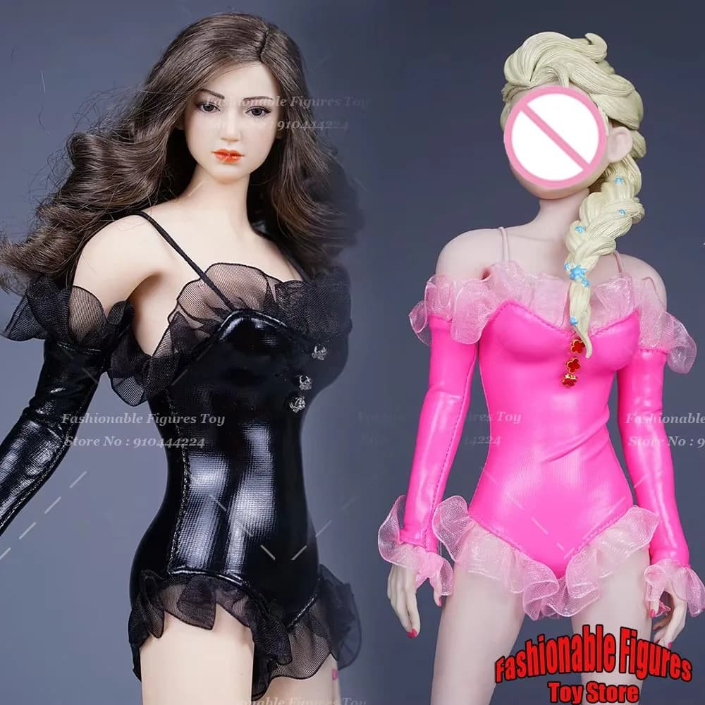 SA Toys 1/6 Donne Soldato Tuta Pattinaggio Su Ghiaccio Danza Lirica Balletto Costume Tute Stretti In Pizzo Misura 12 "Action Figure Corpo