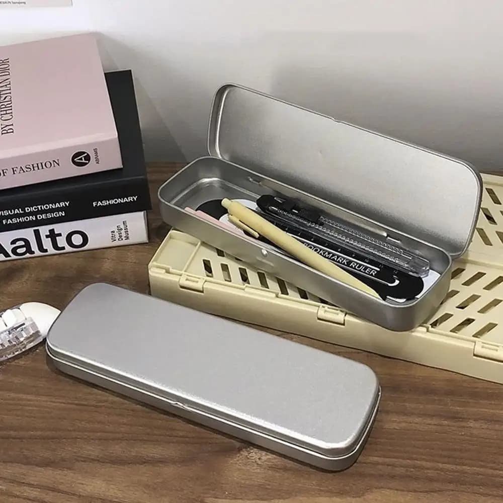 Astuccio di Grande Capacità, Borsa Porta Cancelleria Multistrato Portatile