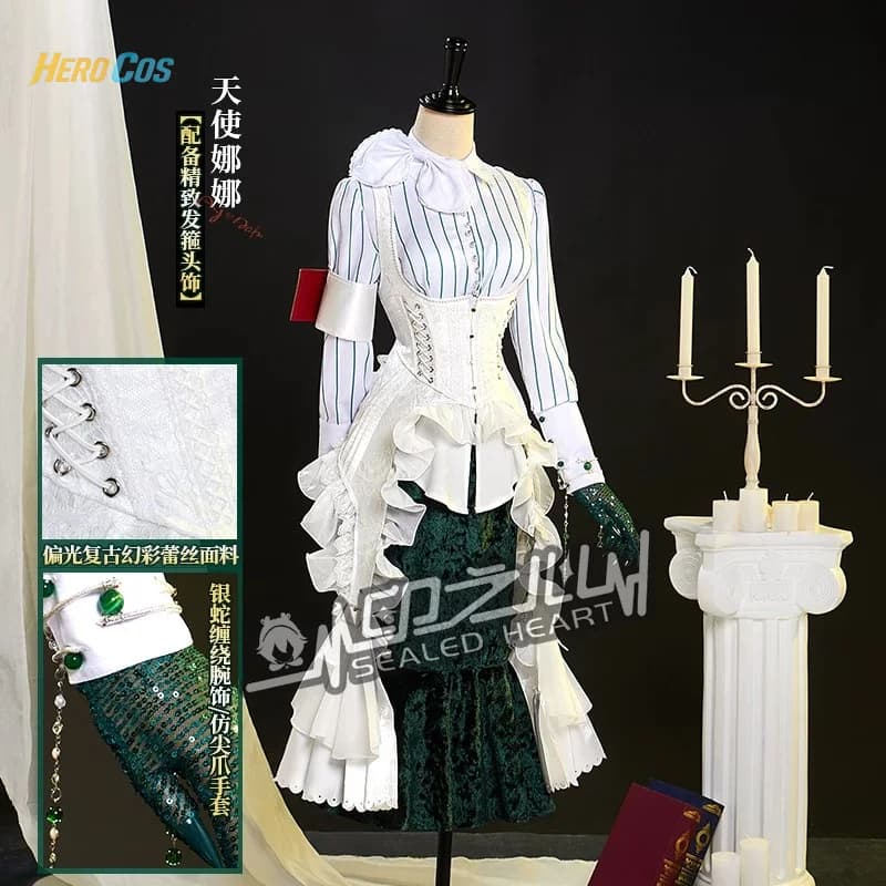 Reverse:1999 Anjo Nala Costume Cosplay Gioco Nala Hari cos Anime Abiti Gioco di ruolo per feste Abiti Abito di Halloween Uniforme