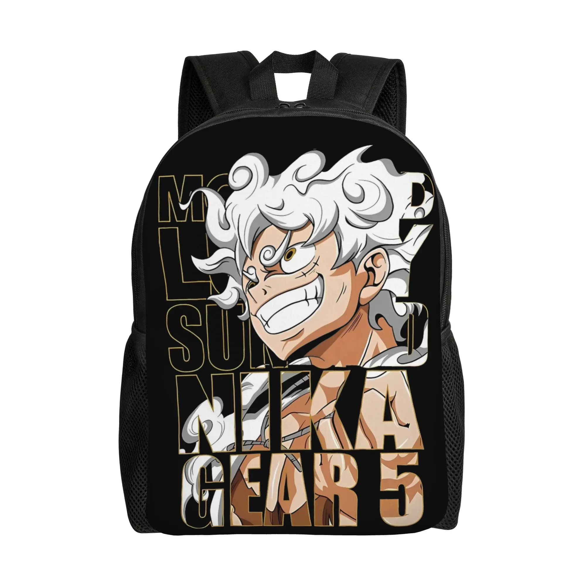 Zaino Anime Luffy Giapponese per Uomo e Donna, Borsa alla Moda per Scuola Superiore e Lavoro, Zaino Manga per Laptop e Computer, Borsa Sportiva in Tela