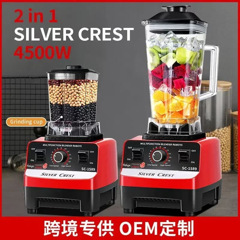 220V Commercial High Power Blender Multifunction Food Processor for Home Kitchen LYH