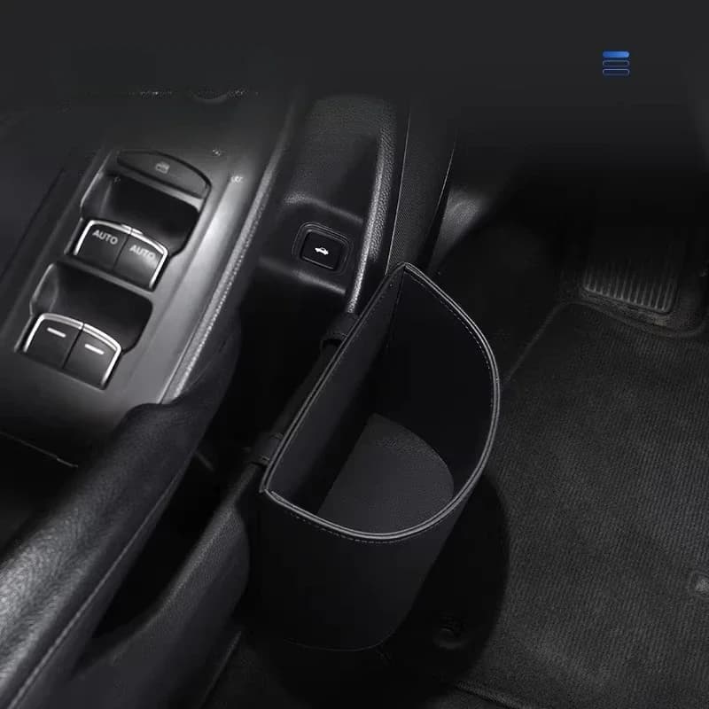 Cestino per auto da appendere e portabicchieri da porta per Mazda 3 Axela/CX-30/CX-5, organizer multifunzionale