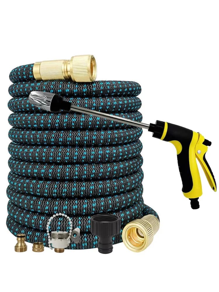 25FT-100FT Flexible Telescopic Magic Watering Pipe, Long Pole Car Washing Gun, Used For Car Washing And Irrigation