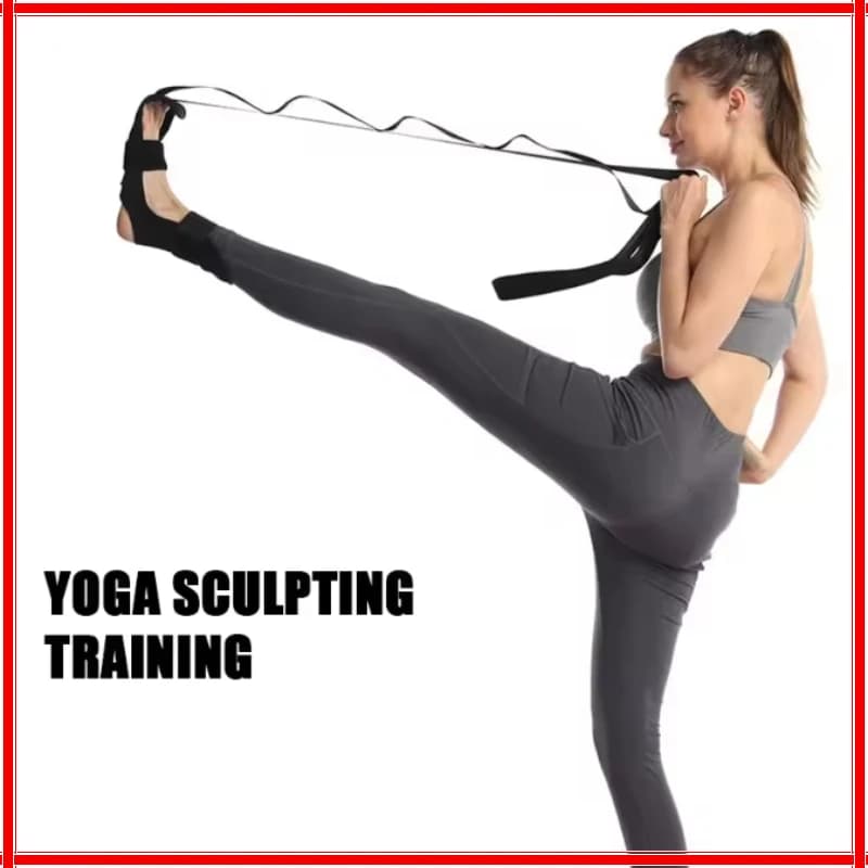 Cinghia per Stretching delle Gambe per Yoga, Danza, Ginnastica e Allenamento di Flessibilità