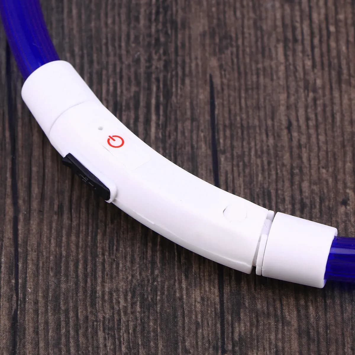 Collare per Cani LED in Silicone Flessibile, Ricaricabile USB, Design Senza Circuiti, Resistente a Tagli e Morsi, Collare Luminoso per Animali Domestici Notturno