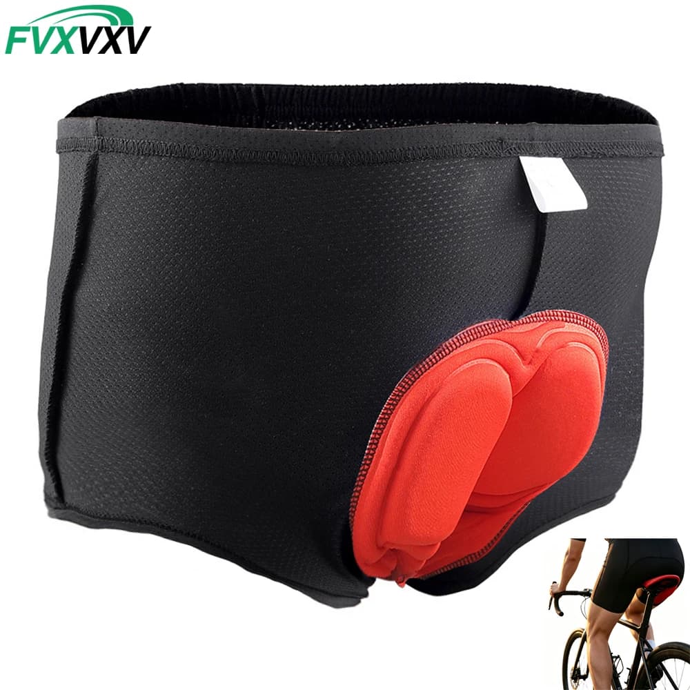 NEWBOLER Breathable Cycling Underwear Cycling Shorts 5D Gel Pad Shockproof Bicycle Underpant MTB Road Bike Underwear Man Shorts
