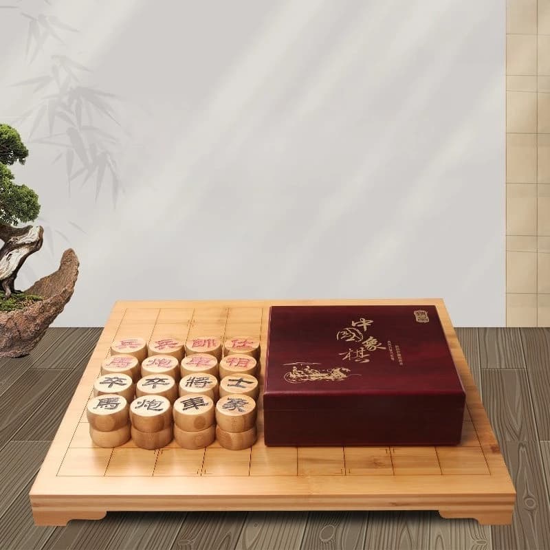 Carved Luxury Chinese Chess Small Gift Adult Handmade Educational Chinese Chess Professional Ajedrez Chino Entertainment Toys