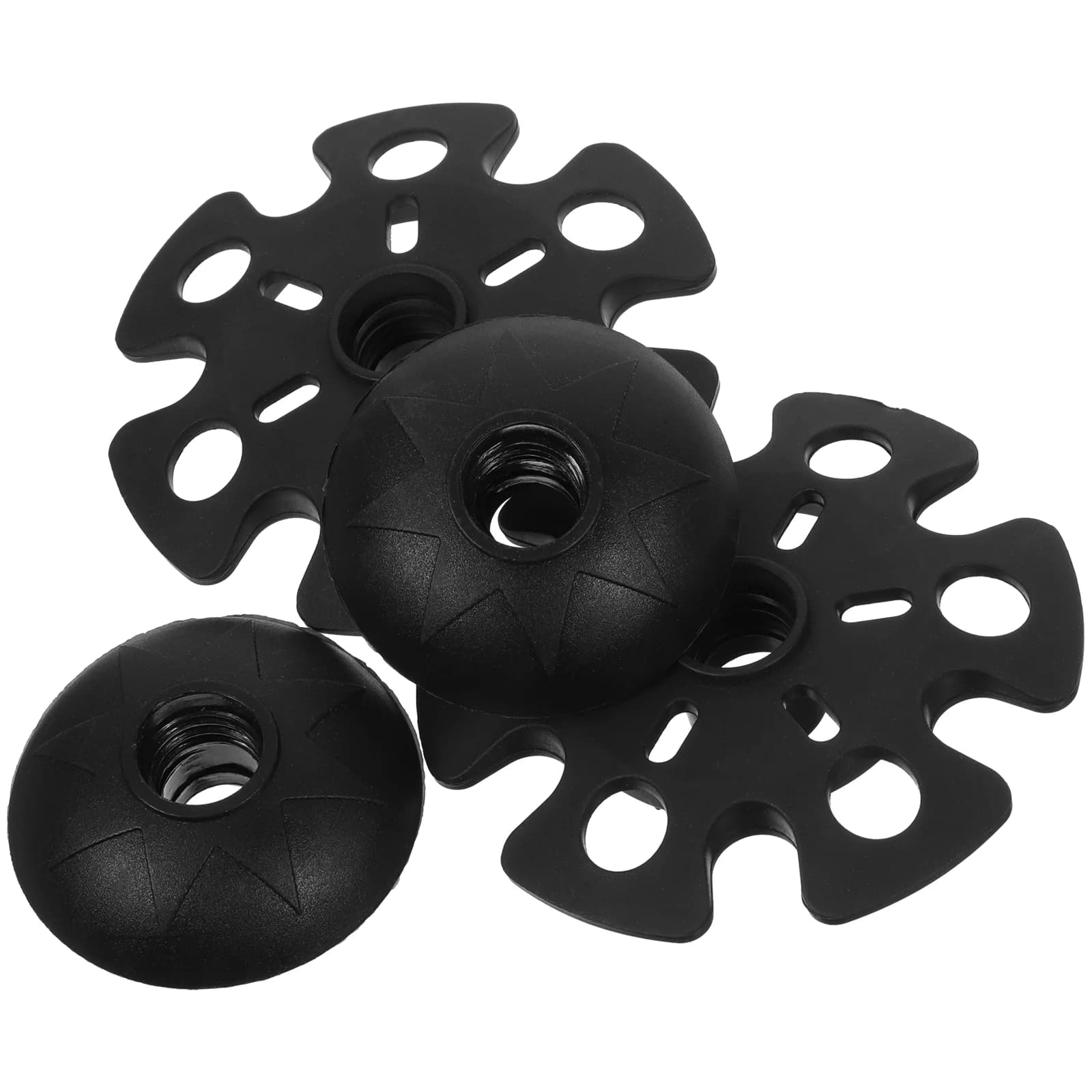 4 pezzi accessori per lo sci Alpenstock accessorio per vassoio di fango bastone da Trekking bastone da passeggio manicotto per piedi con stampella