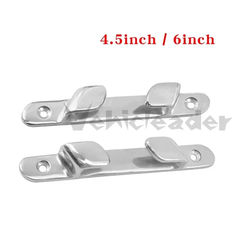 2 pz 4.5/6 pollici tacchetti per barche 316 in acciaio inox ancoraggio corda di ormeggio tacchetta cuneo passacavo
