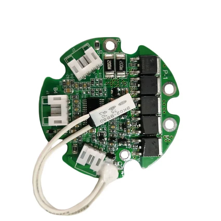 Porta divisa BMS rotondo con sensore di temperatura Batteria BMS per bottiglia 10S 36V 20A Porta divisa per ricarica e scarica