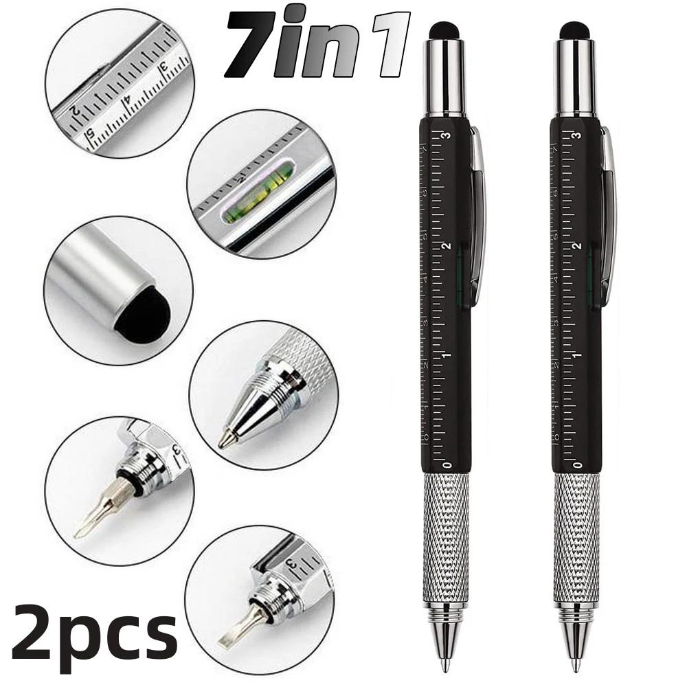 Penna stilo 7 in 1 da 2 pezzi per tablet, penna touch per schermo Android iOS, penna tablet per iPad Xiaomi Samsung Apple Pencil