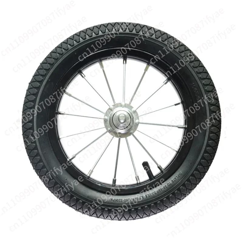 Set di ruote per bicicletta per bambini, cerchioni da 16/20 pollici, gruppo ruota anteriore e posteriore, accessori per passeggino