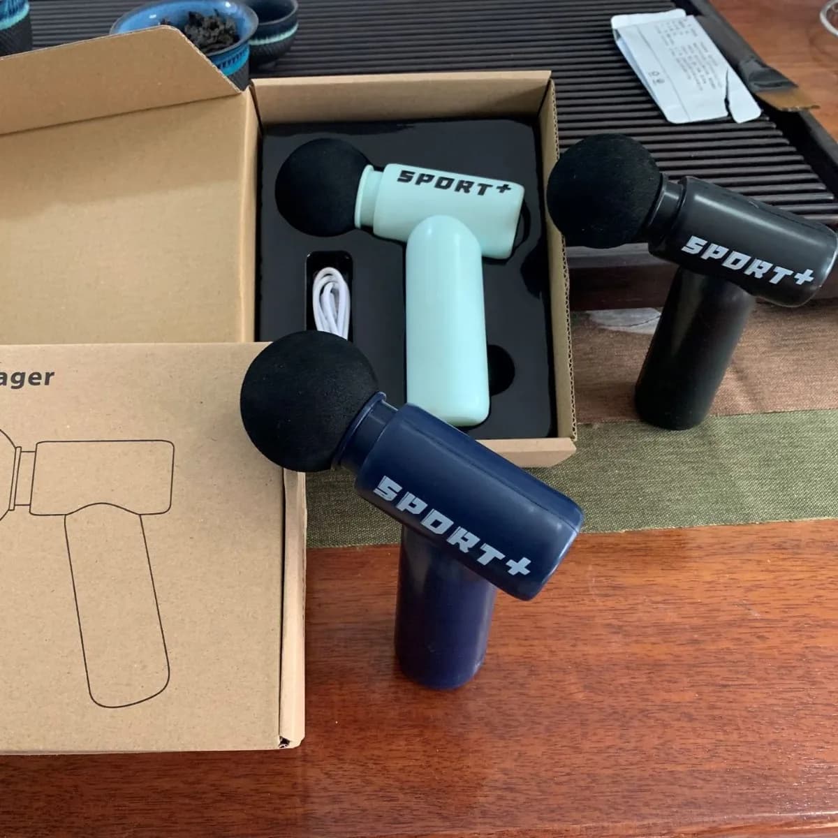 Mini SPORT+ Massage Gun with Soft Head, Silent Massage 3000 RPM, 8Kg Spin, Muscle Lift for Collo, Back, Life, Fitness, Men and Women
