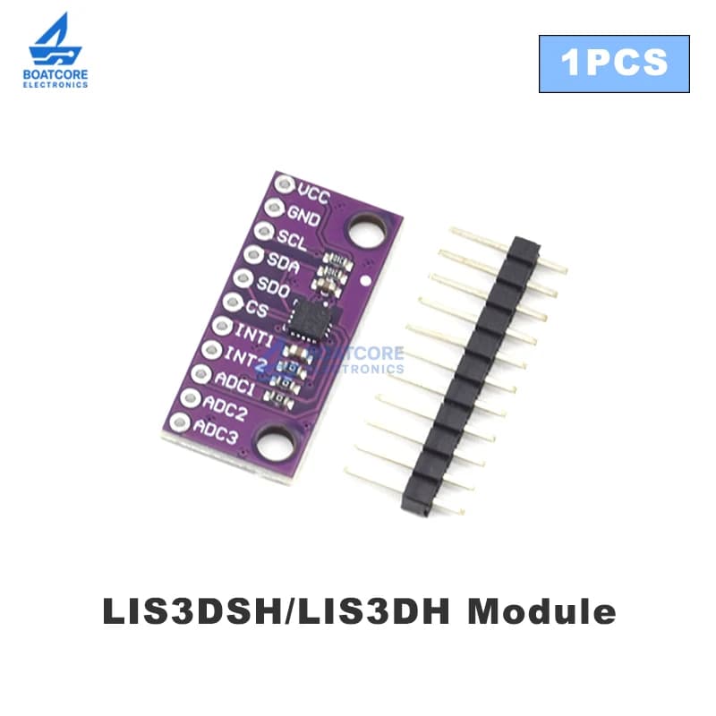 1PCS LIS3DSH LIS3DH High resolution 3-axis axis accelerometer module Triaxial acceleration sensor for DIY projects Arduino STM32