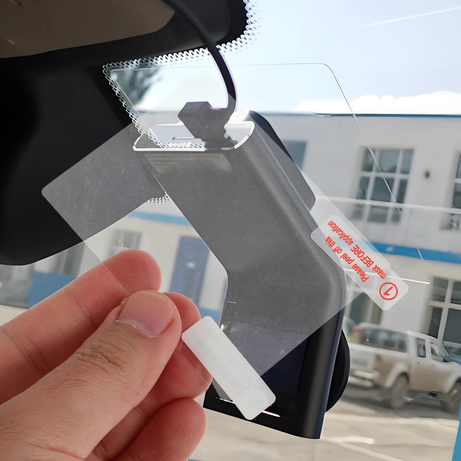 10 Piece Electrostatic Sticker for Dash Cam Transparent thickened film resistant to high temperatures Strong adhesion Static windscreen