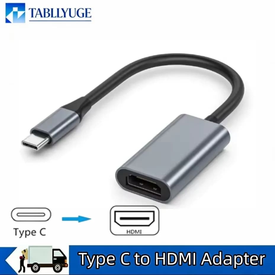 Type C to HDMI-Compatible Adapter Converter 4K 30Hz USB C to HDMI For MacBook Pro Air iPad Pro Samsung Galaxy S10/S9 USB-C HDMI