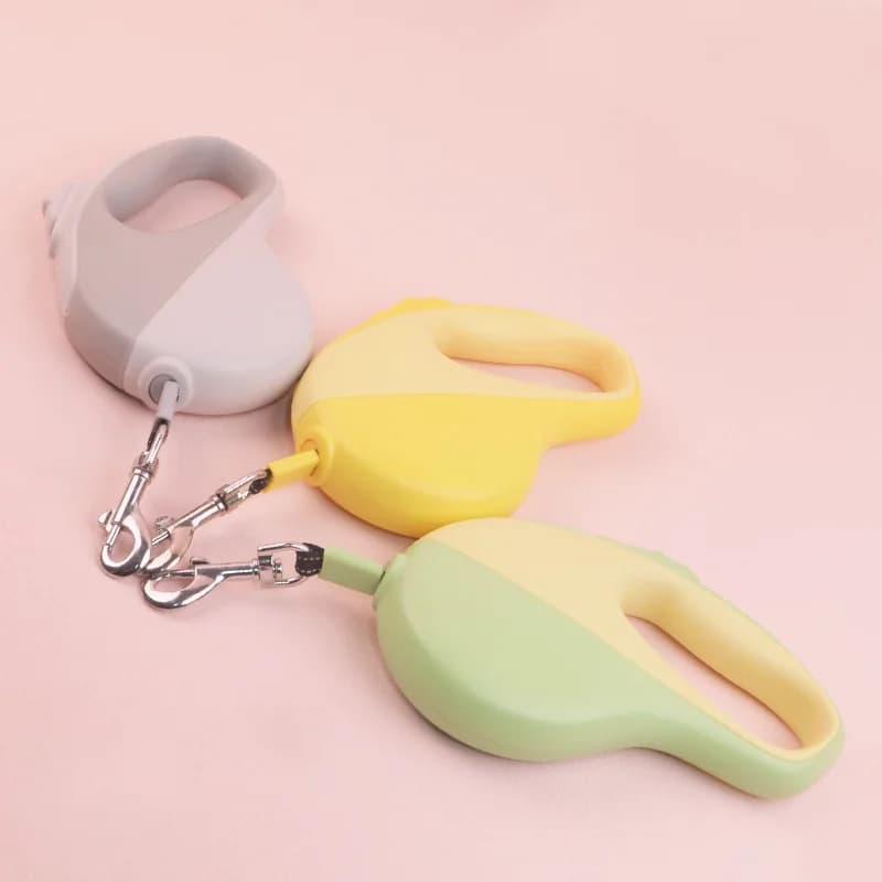 Reflective Automatic Retractable Dog Leash Portable Anti-break Traction Rope Essential Pet Walking Gear for Outdoor