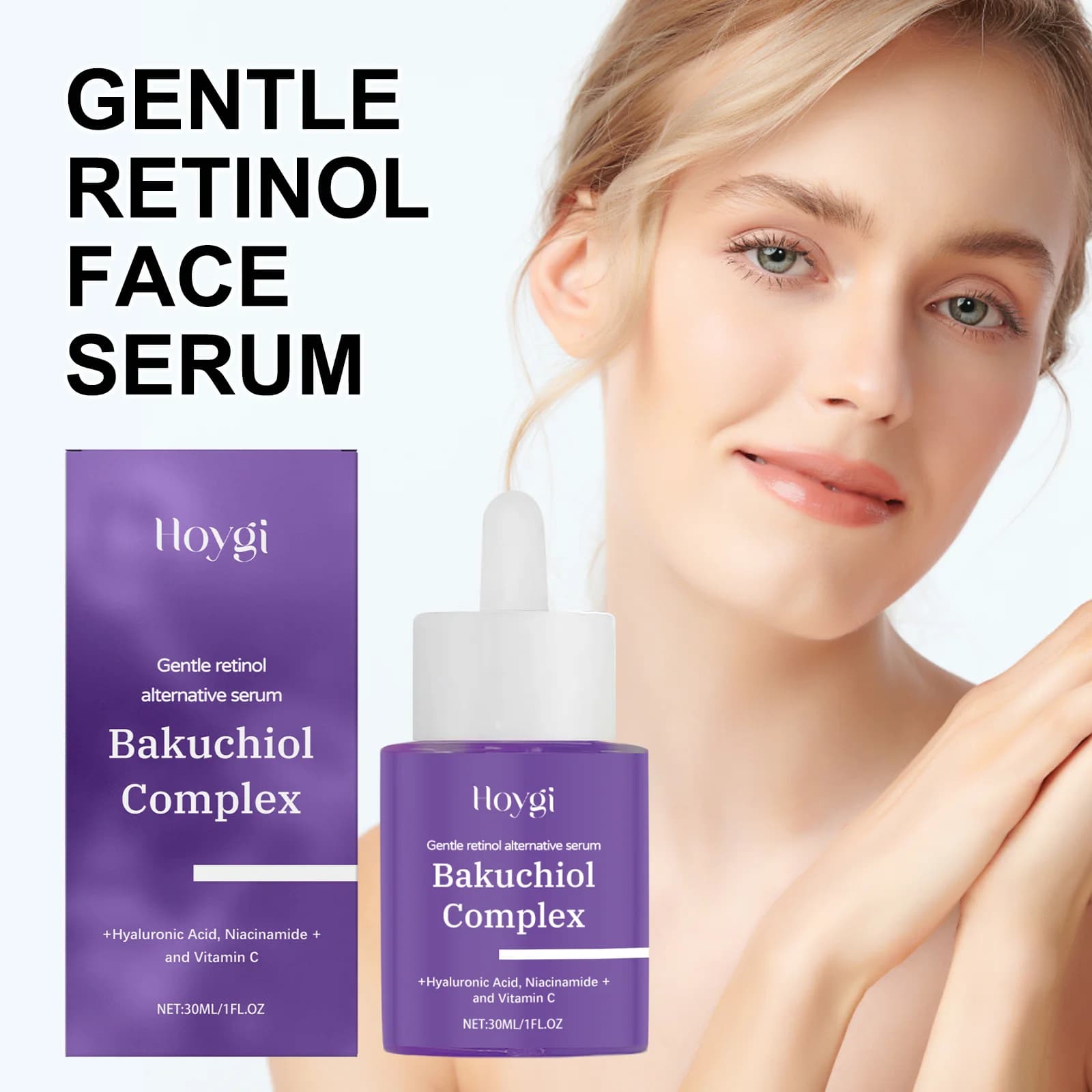 Face serum for sensitive skin Vitamin C Niacinamide 30ml Reduction of wrinkles Daily Hydrating Essence Sliding Irritating