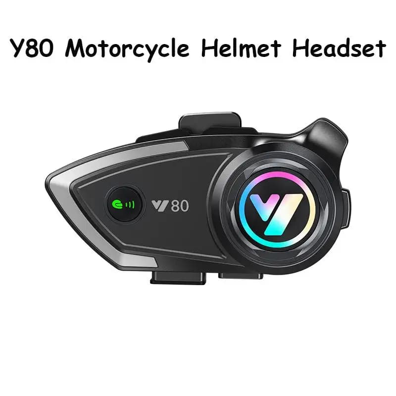 Y80 Motorcycle Helmet Wireless Motobike Bluetooth 5.3 Call in speaker Music Earphone for cyclists Moto Waterproof Headphone