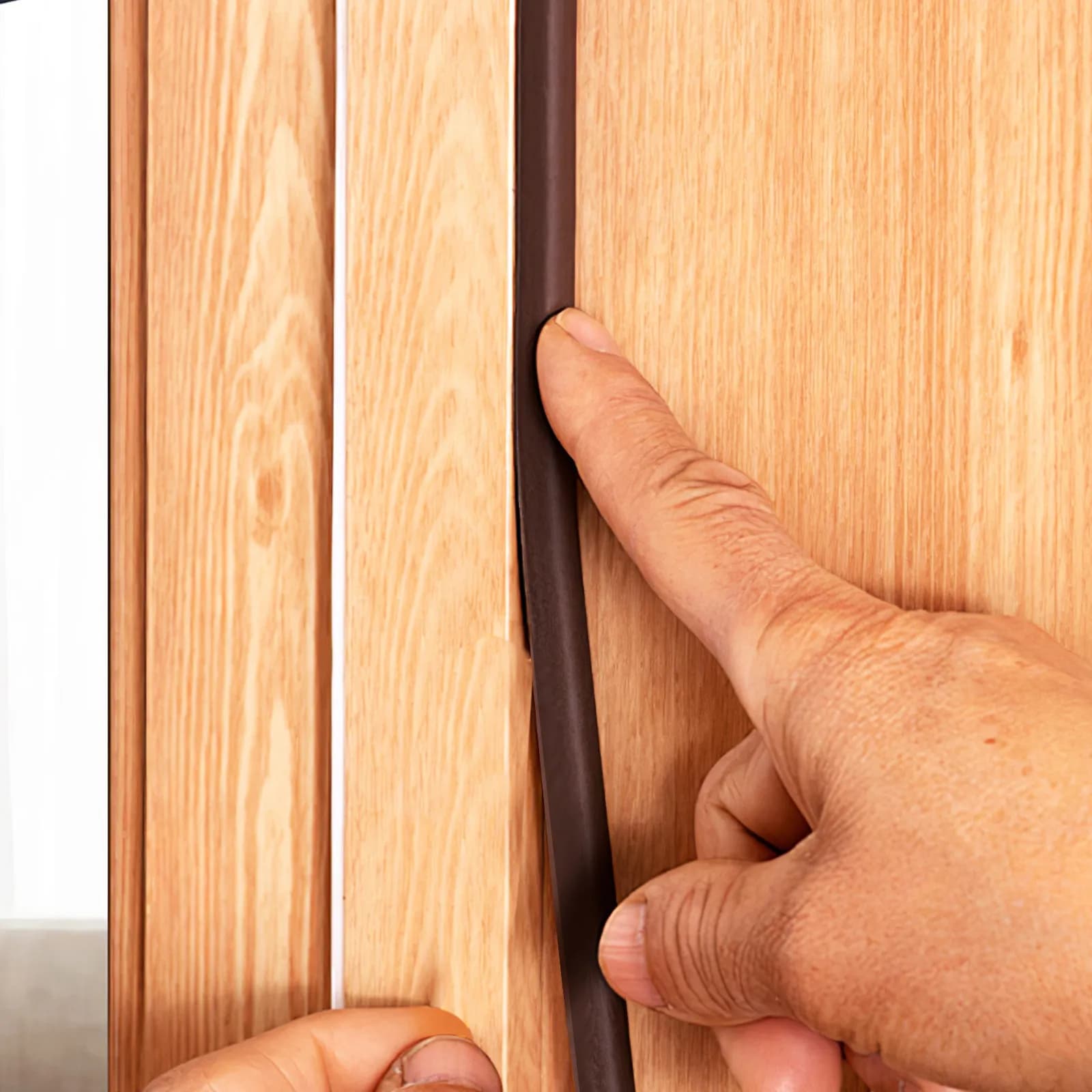 Guarnizione Impermeabile in EPDM, Striscia Sigillante per Porte e Finestre, Facile da Installare e Rimuovere, per Bagno