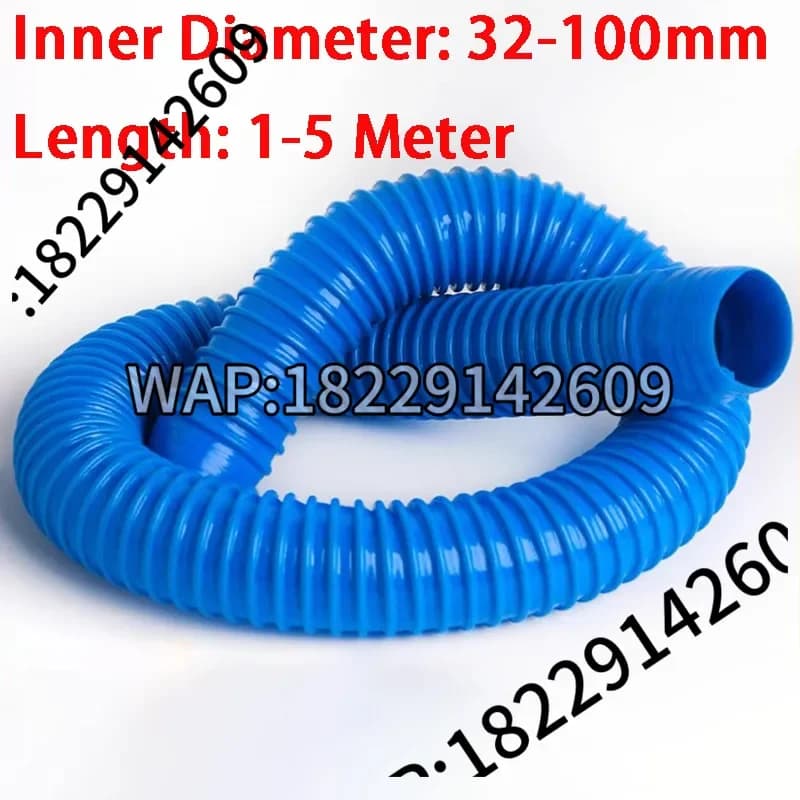 30-100mm Vacuum Cleaner Hose Bellows PVC Industrial Dust Collect Pipe Woodworking Engraving Machine Dust Tube 1-5