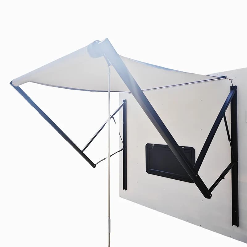 Wholesale camper tent with 4,0x2.5 m shaded colors with LED strips Adjustable canopy angle for camping camper